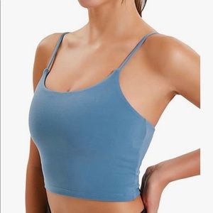 (lulu lemon dupe) longline camisole crop tanks